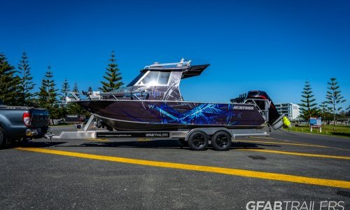 GFAB Alloy Medium Boat Trailer - Surtees 700